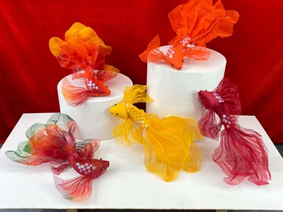 Mô hình cá chép decor Mini [Dáng thon - Nhiều màu] D45cm TCV-CA-06